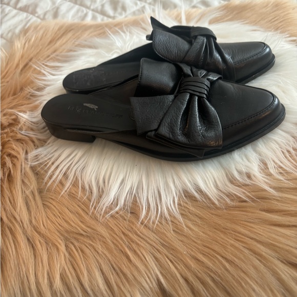 REBECCA MINKOFF BLACK MULES. - Picture 5 of 6